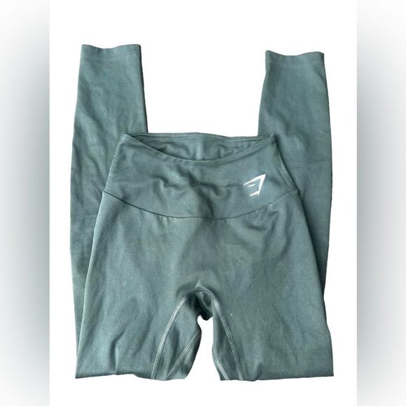 Gym Shark Green Pastel Leggings XS - Picture 1 of 5